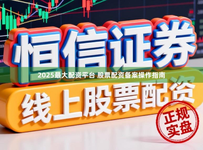 2025最大配资平台 股票配资备案操作指南